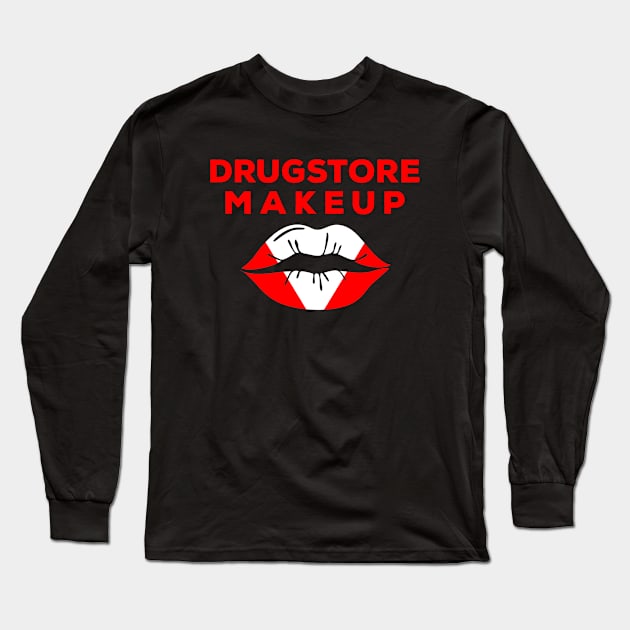 Drugstore Makeup (Steph's Band) Long Sleeve T-Shirt by fandemonium